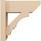 Ekena Millwork 5 1/2-in W x 12-in D x 12-in H Balboa Slat Rough Cedar Woodgrain TimberThane Outlooker, Primed Tan OUTUR055X12X12BOA24RCPR - alternate 2